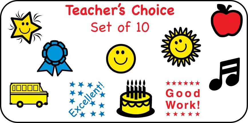 Incentive Stamp Set Creative Shapes