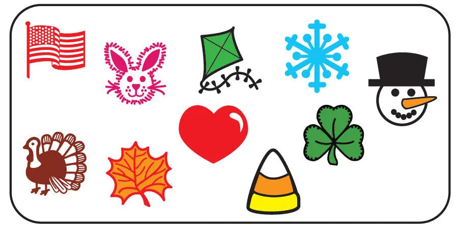 Incentive Stamp Set Creative Shapes
