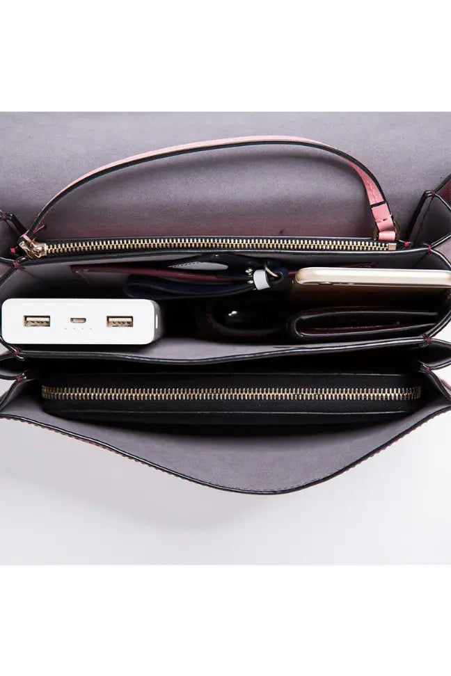 Incomplete | Burgundy flap bag Fangyan
