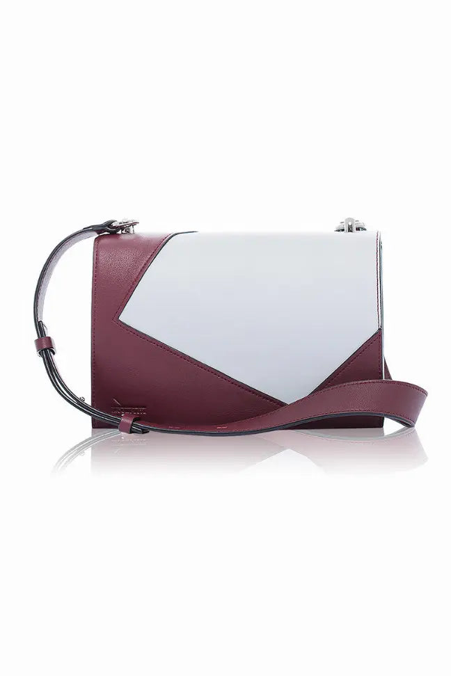 Incomplete | Burgundy flap bag Fangyan