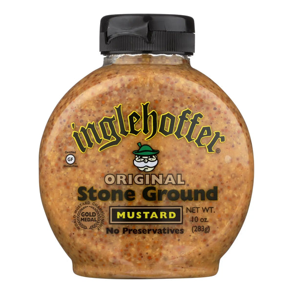 Inglehoffer - Mustard - Original Stone Ground - Case Of 6 - 10 Oz. Inglehoffer