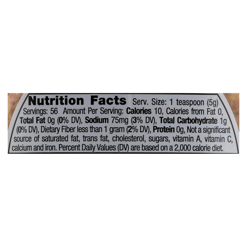 Inglehoffer - Mustard - Original Stone Ground - Case Of 6 - 10 Oz. Inglehoffer