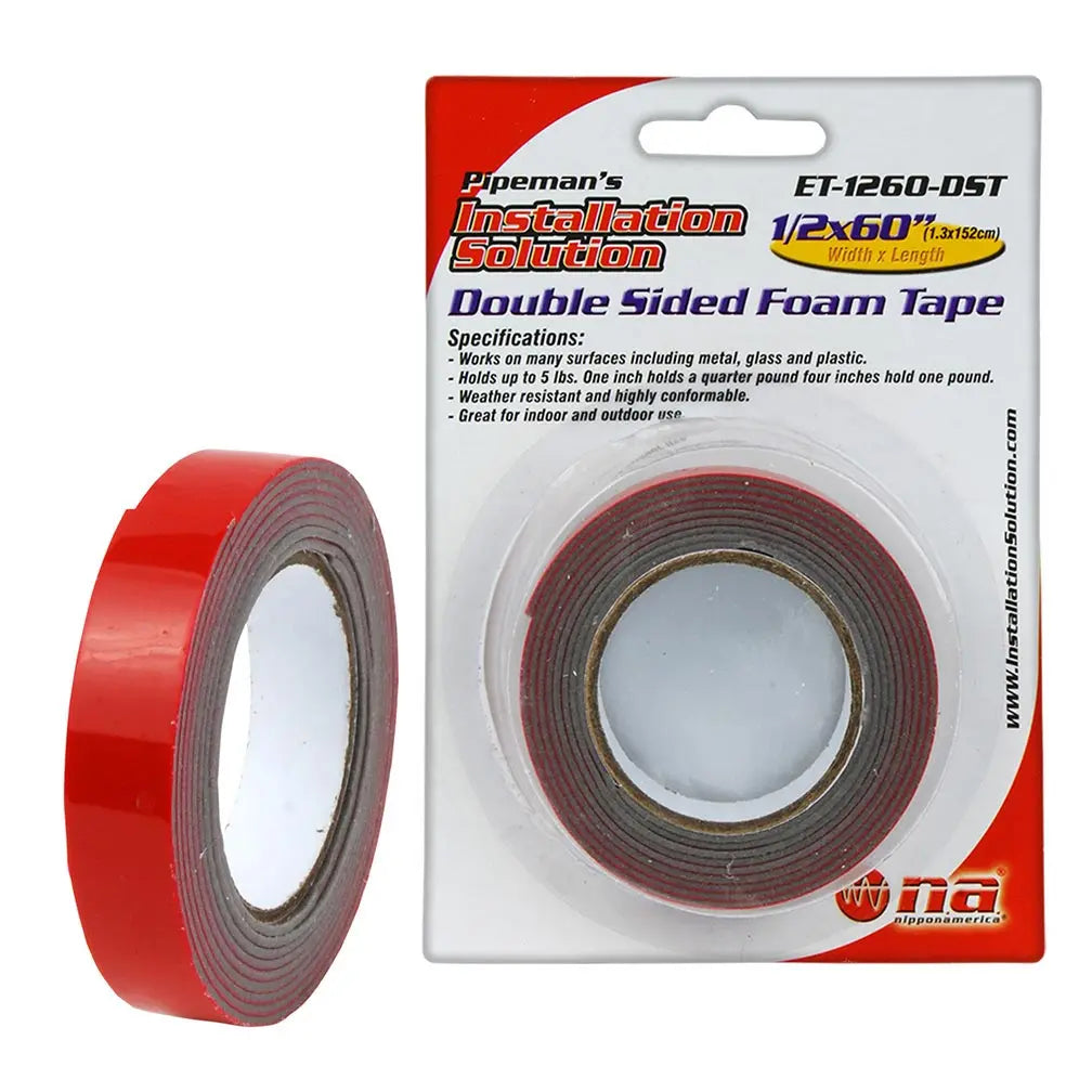 Installation Solution 1/2" Double Sided Foam Tape (60") Nippon