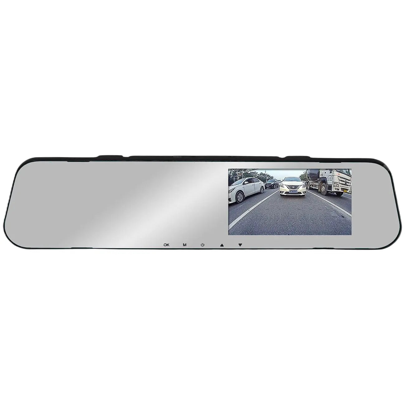 Installation Solution Mirror With Front/rear View Cameras With 4.3" Monitor And Dvr Nippon