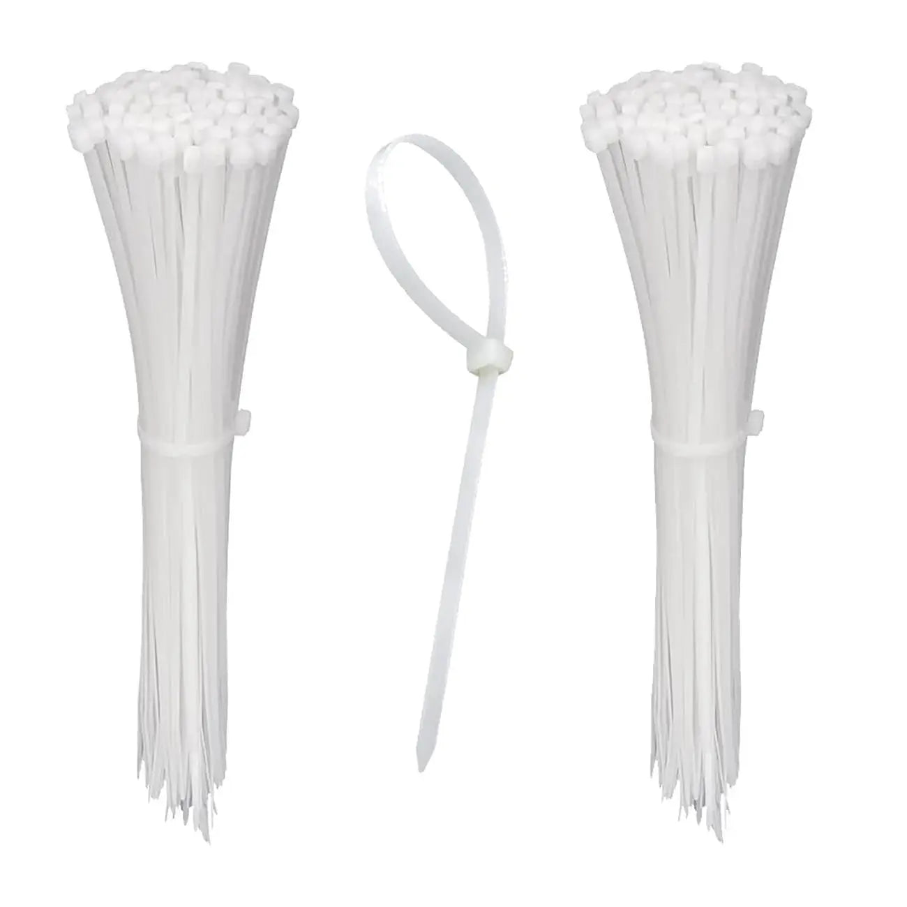 Installation Solution Nylon Wire Ties 8″ – White (100 Count) Nippon