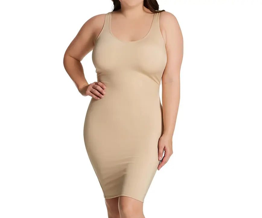 InstantFigure Slip Tank Dress Curvy Shapewear InstantFigure