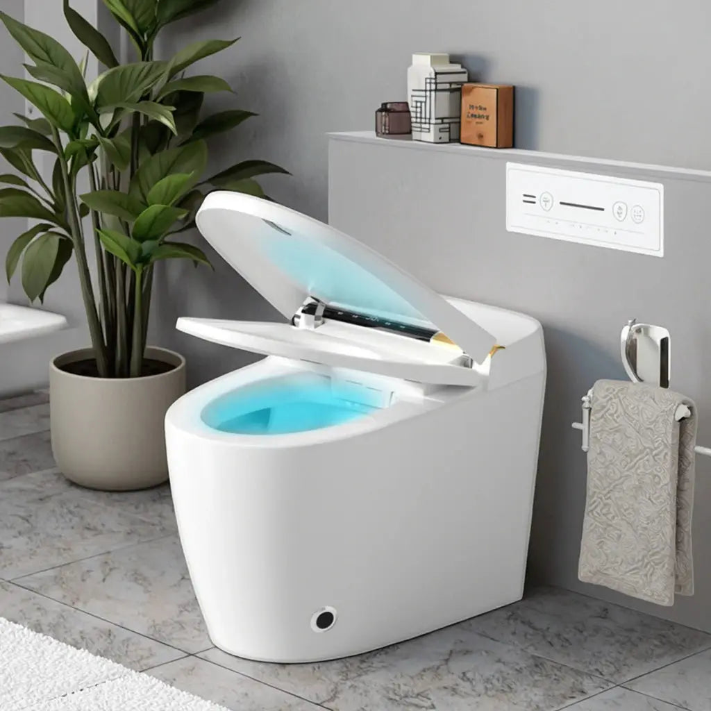 Intelligent Sanitary Ware WC  Water Closet Bathroom Ceramic Floor Mounted Automatic Seat Electric Smart Toilet Bowl GreatEagleInc