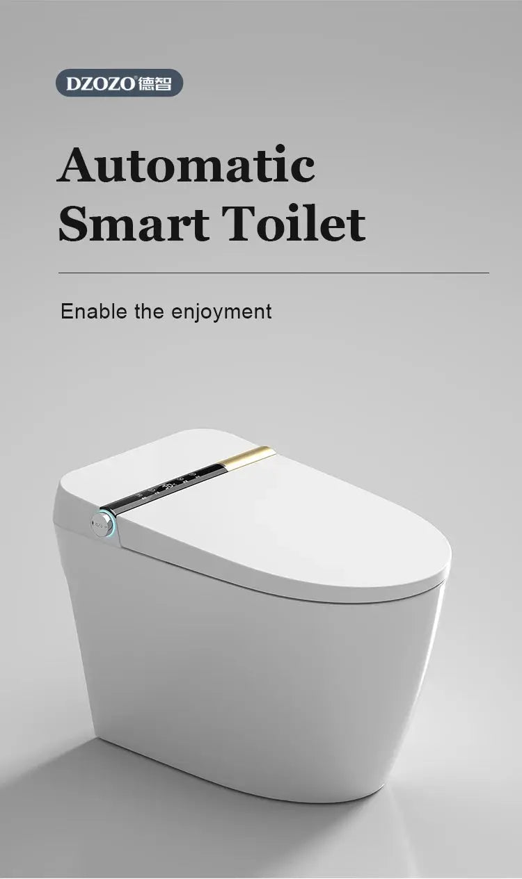 Intelligent Sanitary Ware WC  Water Closet Bathroom Ceramic Floor Mounted Automatic Seat Electric Smart Toilet Bowl GreatEagleInc