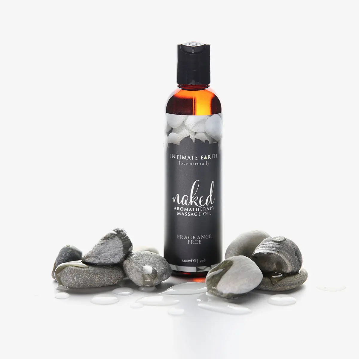 Intimate Earth Aromatherapy Massage Oil - Naked 4oz Intimate Earth