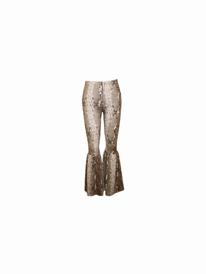Into The Wild Flared Animal Pants Tru Luv