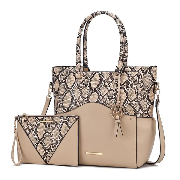 Iris Vegan Leather Women's Tote Handbag MKF Colletion by Mia K.