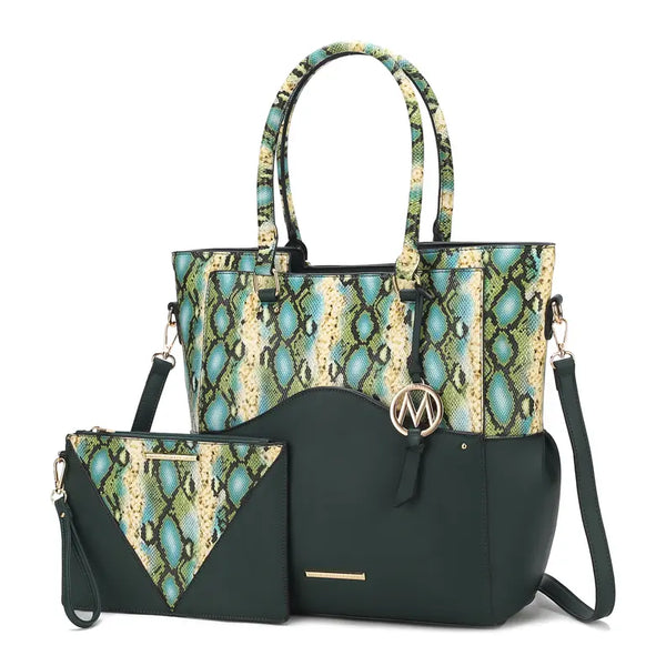 Iris Vegan Leather Women's Tote Handbag MKF Colletion by Mia K.