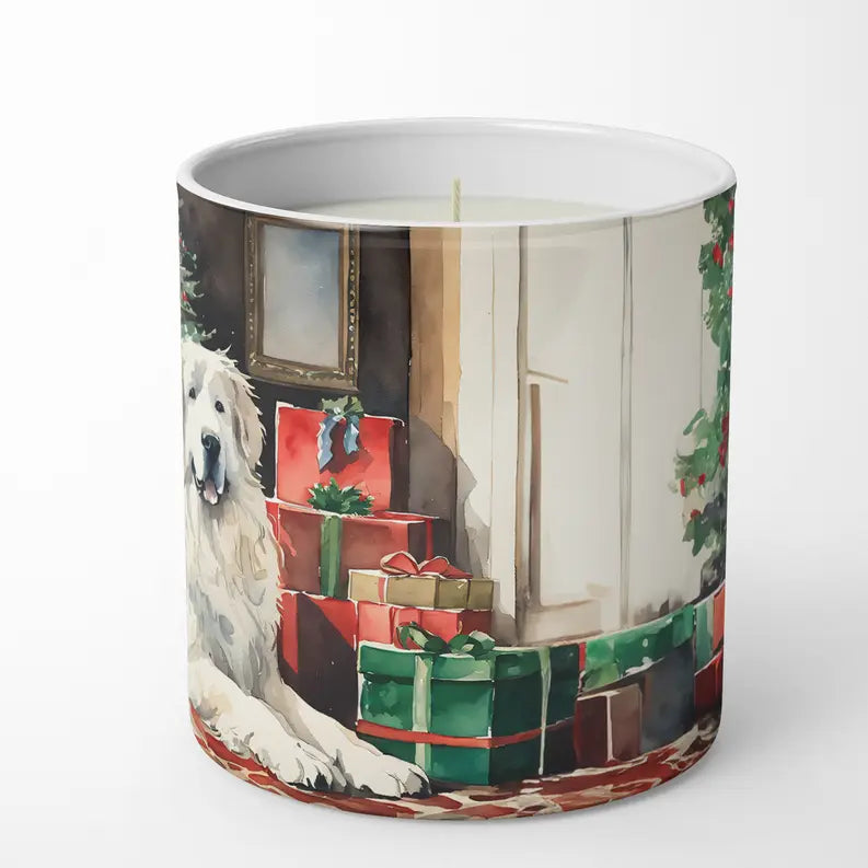 Irish Setter Cozy Christmas Decorative Soy Candle Caroline's Treasures