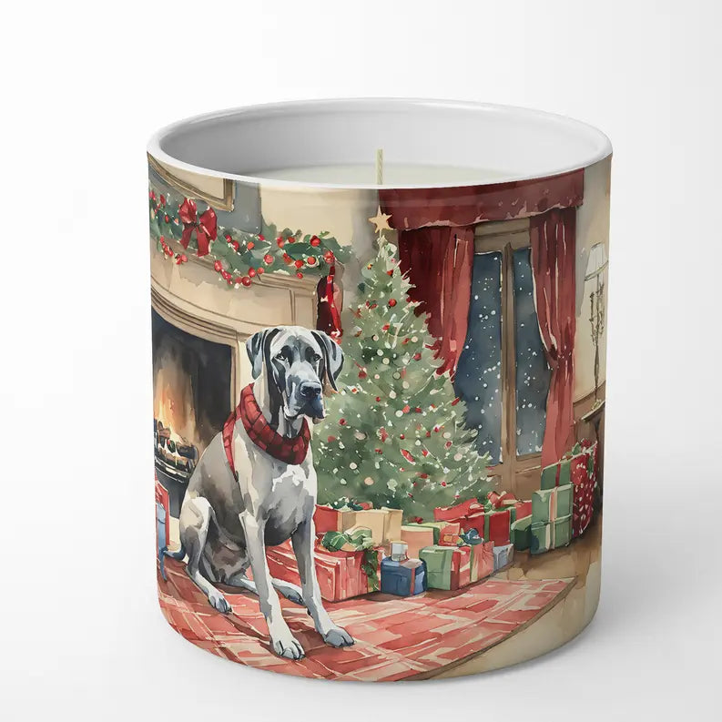 Irish Setter Cozy Christmas Decorative Soy Candle Caroline's Treasures