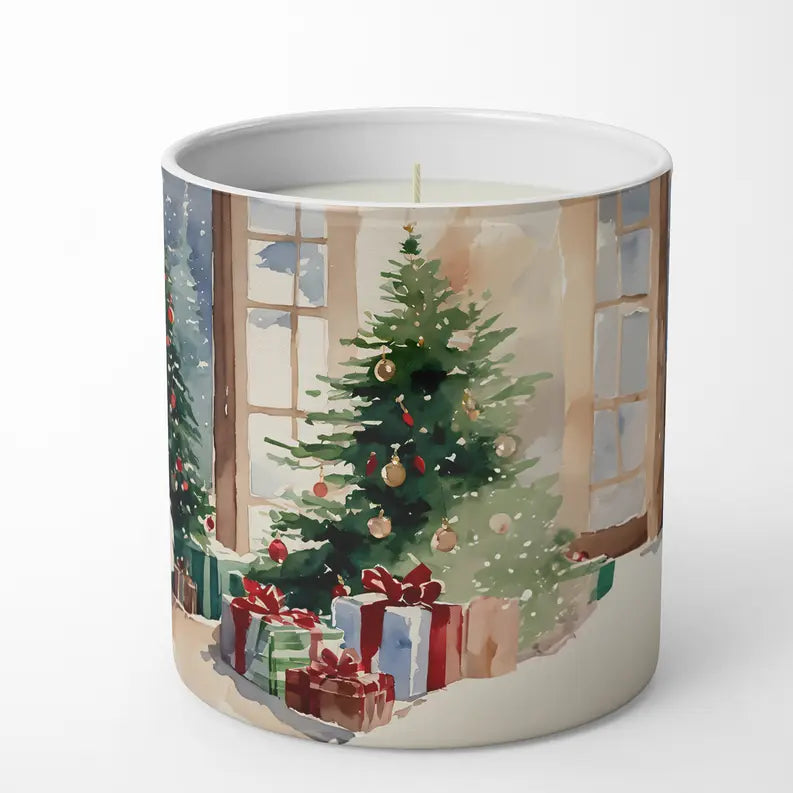 Irish Setter Cozy Christmas Decorative Soy Candle Caroline's Treasures