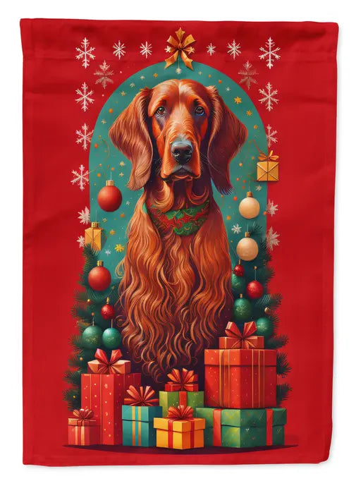 Irish Setter Holiday Christmas Garden Flag Caroline's Treasures