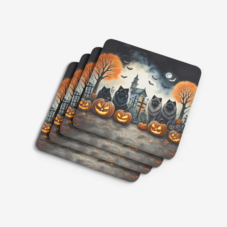 Irish Setter Spooky Halloween Pair of Pot Holders Caroline's Treasures