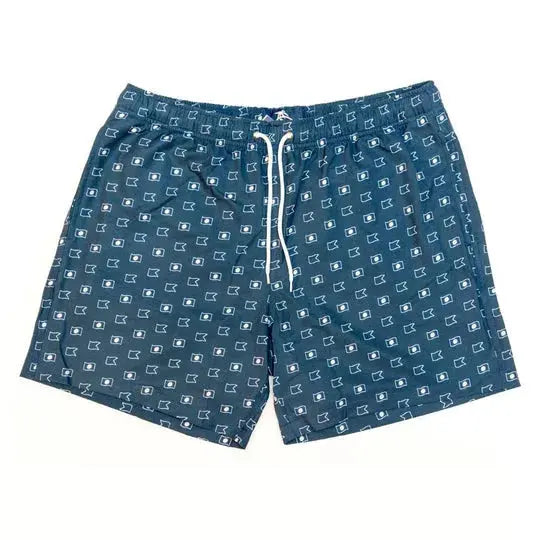 Island Bum Nautical Flag Swim Trunks Island Bum
