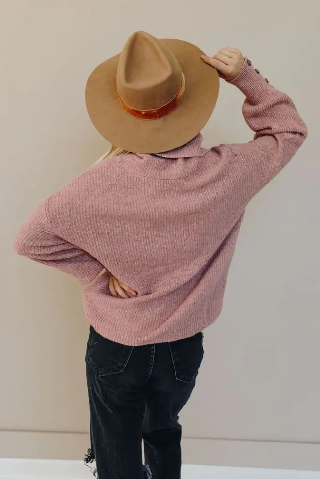 It's the Climb Button Sweater Stay Warm in Style