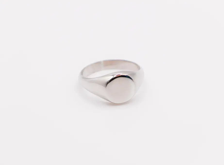 Italian Oval Silver Ring Maskup Corporation
