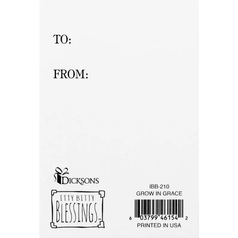 Itty Bitty Card Grow In Grace Dicksons Inc