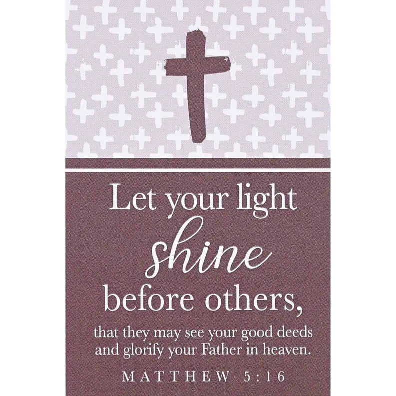Itty Bitty Card Let Your Light Shine Dicksons Inc