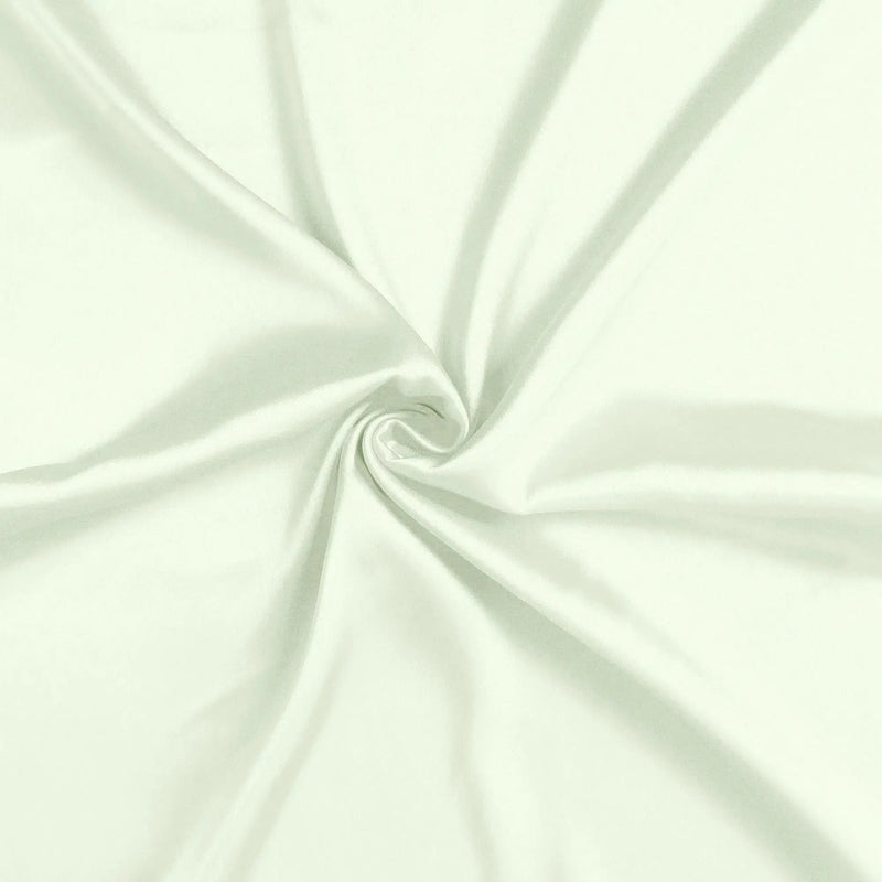 Ivory Dreamy Set Of 2 Silky Satin Standard Pillowcases Homeroots Bed & Bath