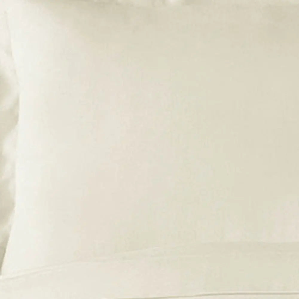 Ivory King Rayon Washable Duvet Cover Set Homeroots Bed & Bath