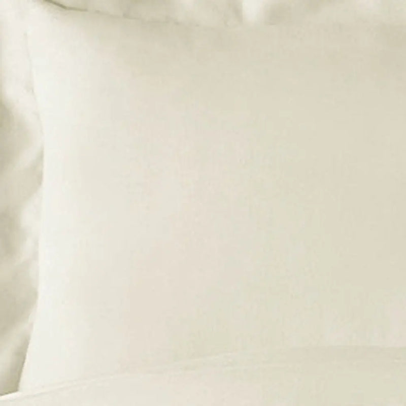 Ivory King Rayon Washable Duvet Cover Set Homeroots Bed & Bath
