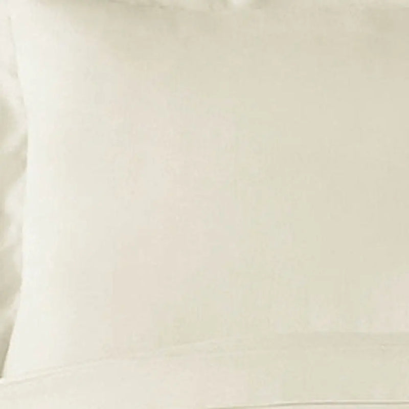 Ivory King Rayon Washable Duvet Cover Set Homeroots Bed & Bath