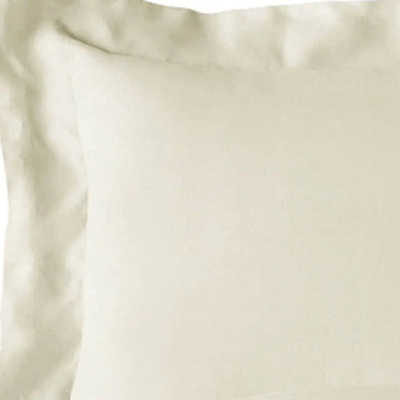 Ivory King Rayon Washable Duvet Cover Set Homeroots Bed & Bath