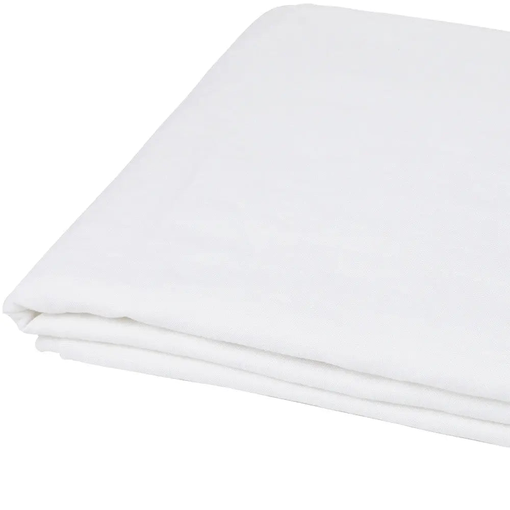 Ivory Linen Twin Flat Sheet Homeroots Bed & Bath
