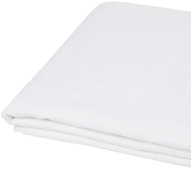 Ivory Linen Twin Flat Sheet Homeroots Bed & Bath