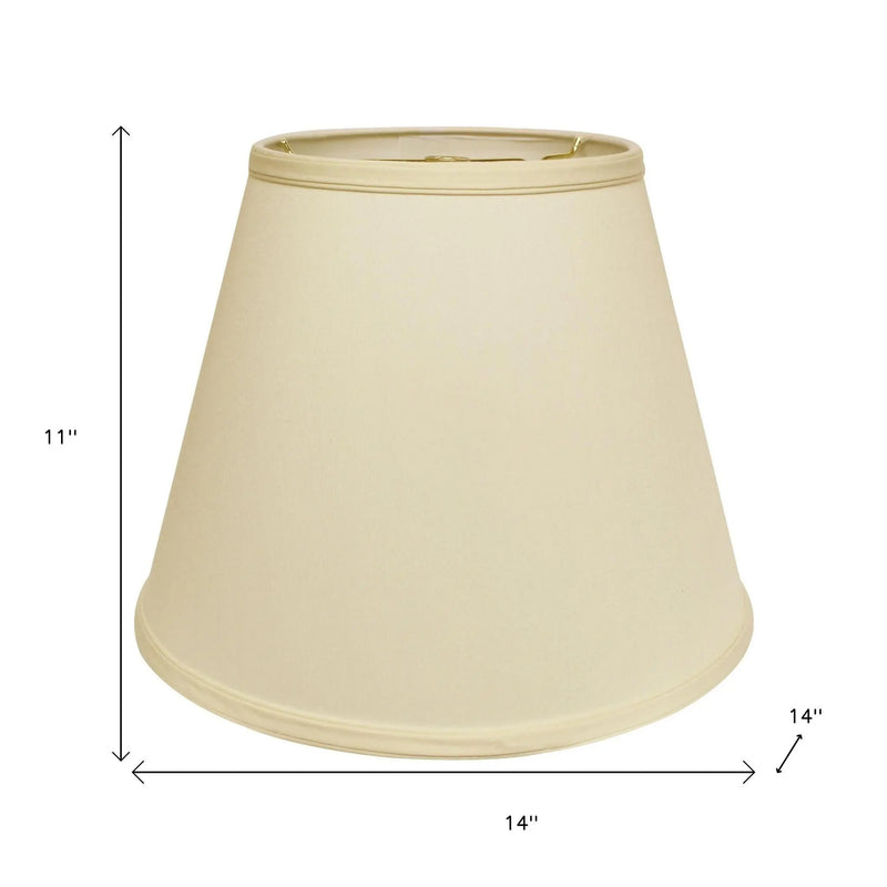 Ivory No Slub Innsbruck Empire Lamp Shade Homeroots Lighting