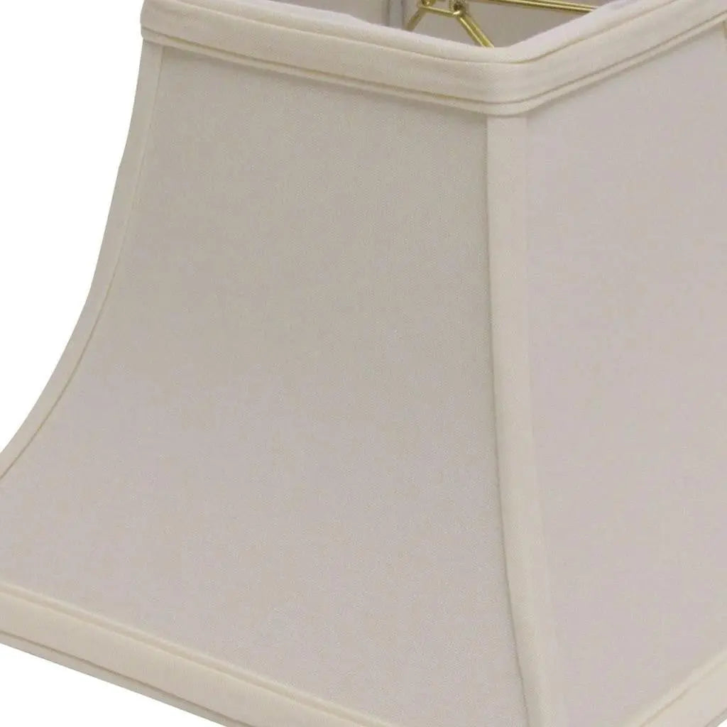 Ivory No Slub Innsbruck Square Lamp Shade Homeroots Lighting