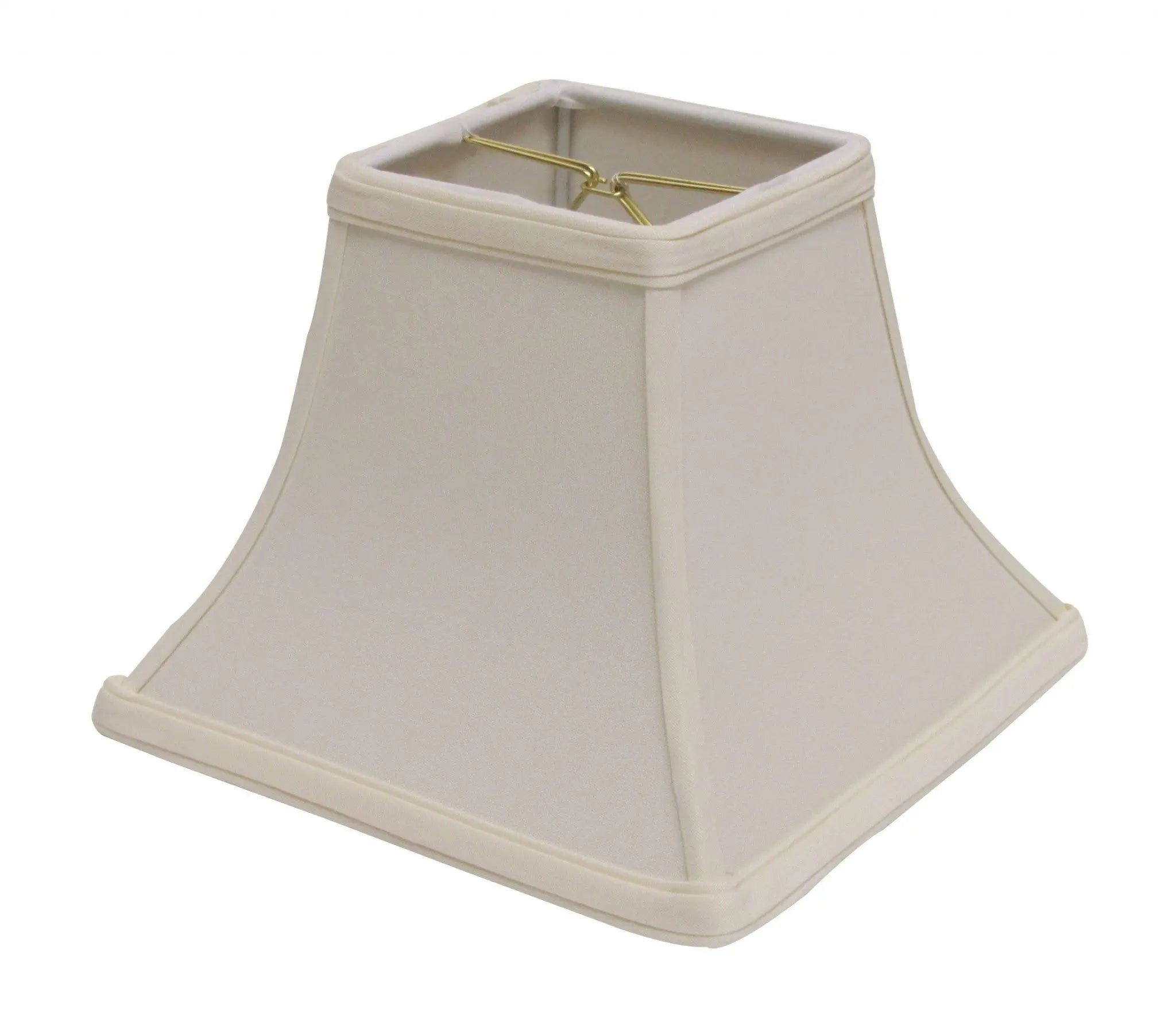Ivory No Slub Innsbruck Square Lamp Shade Homeroots Lighting