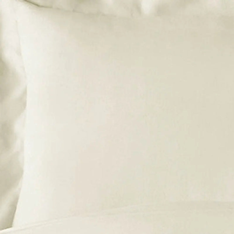 Ivory Queen Rayon Washable Duvet Cover Set Homeroots Bed & Bath