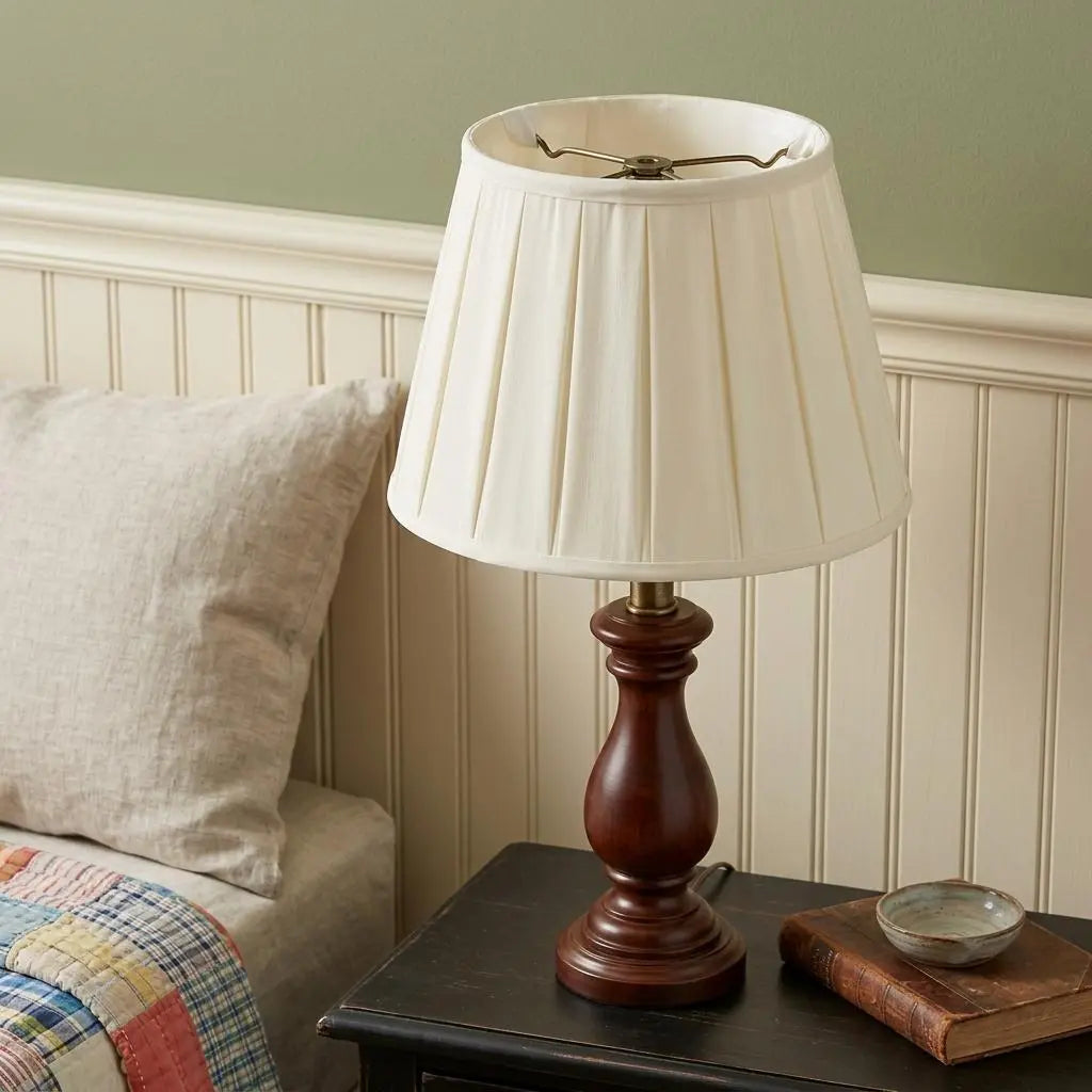 Ivory Shantung Silk Empire Lamp Shade Homeroots Lighting