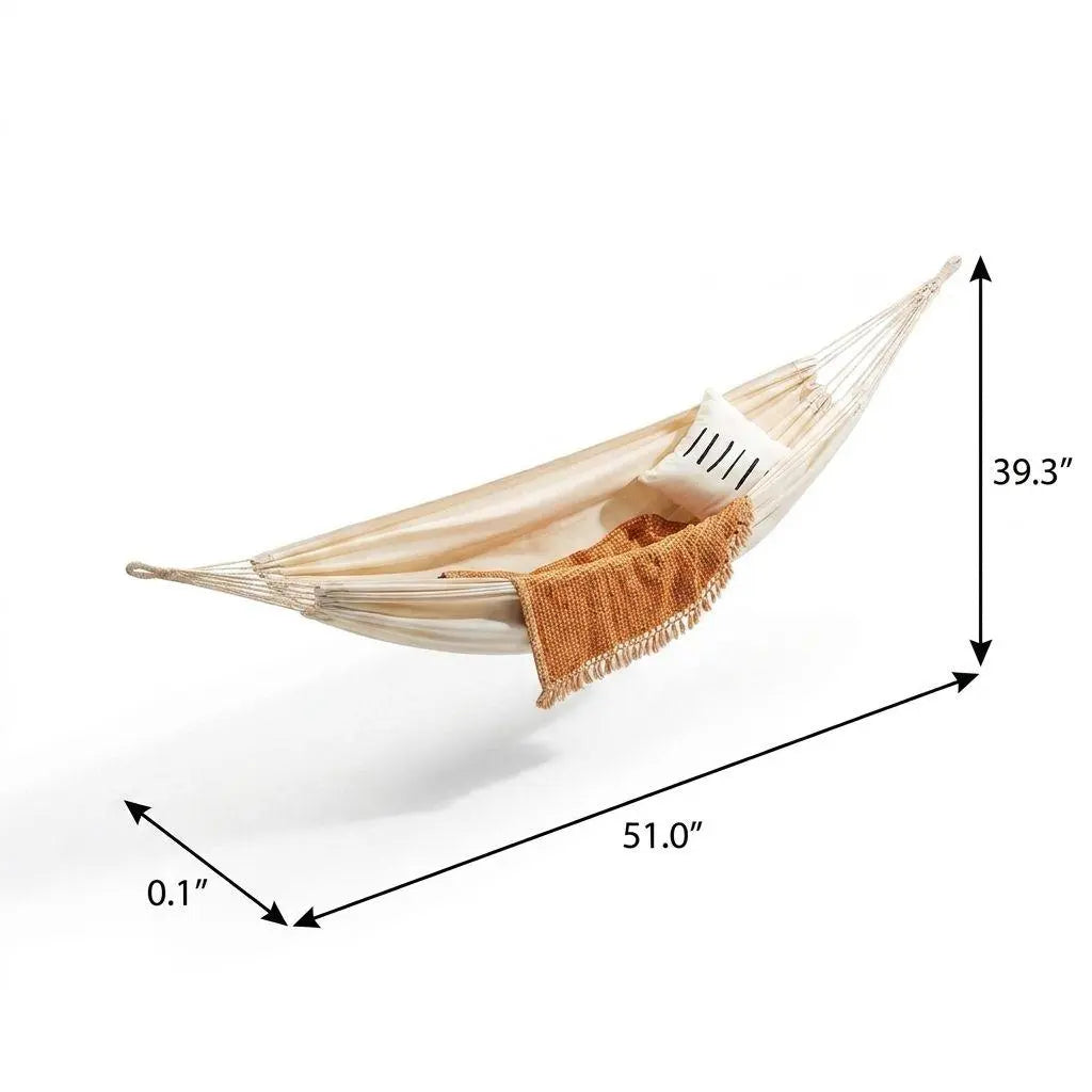 Ivory Single Spreader Bar Hammock Homeroots Outdoor