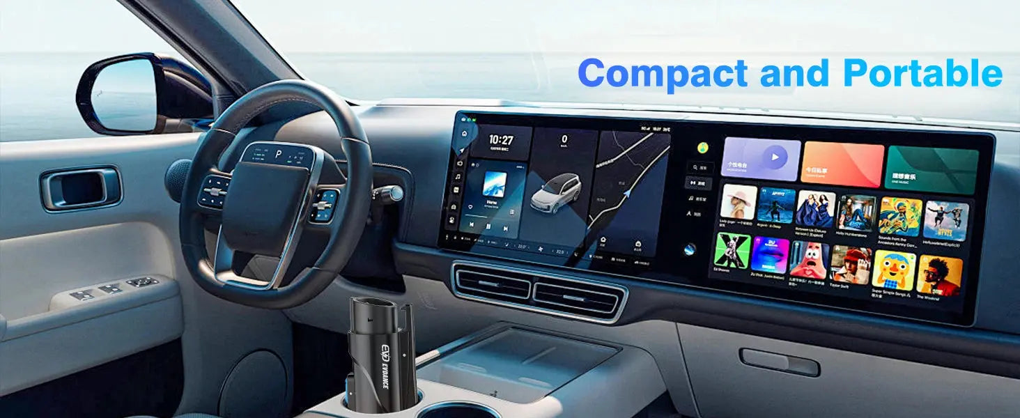 J1772 EV Adapter Max 80A 250V Tesla to J1772 Charging Adapter Compatible with Tesla Wall Connector Destination Charger Type1 EVs GreatEagleInc