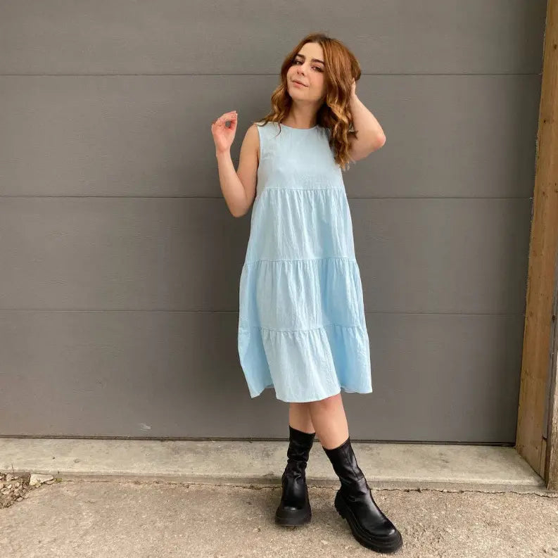JAMILA TIERED MIDI DRESS Pawsome Pet