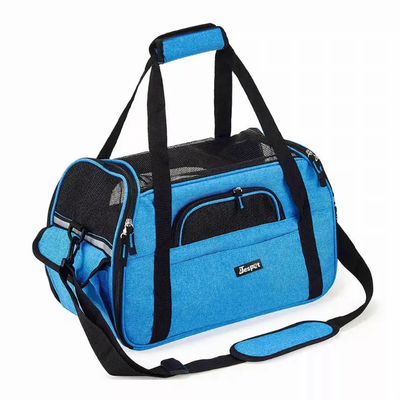 JESPET Soft-Sided Kennel Pet Carrier for Small Dogs, Cats, Puppy, Airline Approved Cat Carriers Dog Carrier Collapsible, Travel Handbag & Car Seat JESPET