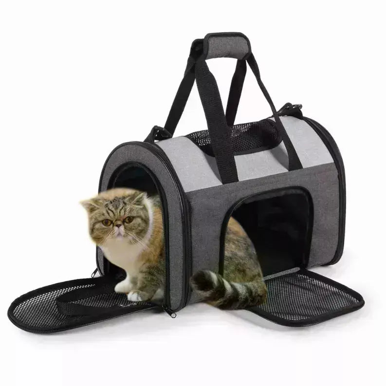 JESPET Soft-Sided Kennel Pet Carrier for Small Dogs, Cats, Puppy, Airline Approved Cat Carriers Dog Carrier Collapsible, Travel Handbag & Car Seat JESPET