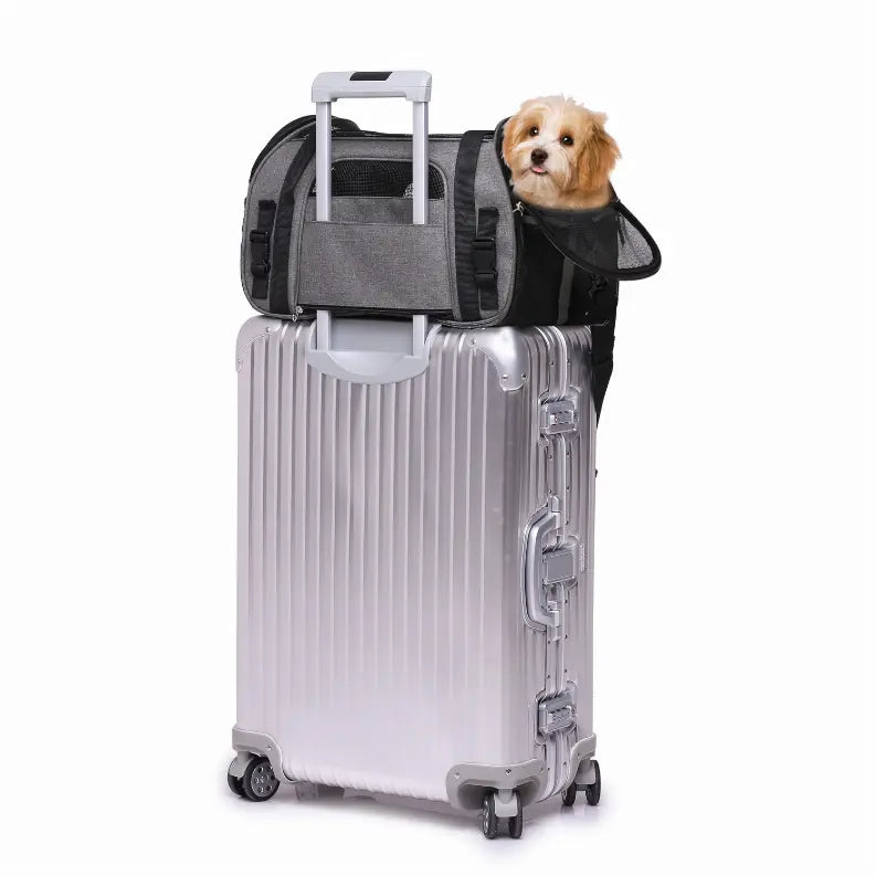 JESPET Soft-Sided Kennel Pet Carrier for Small Dogs, Cats, Puppy, Airline Approved Cat Carriers Dog Carrier Collapsible, Travel Handbag & Car Seat JESPET