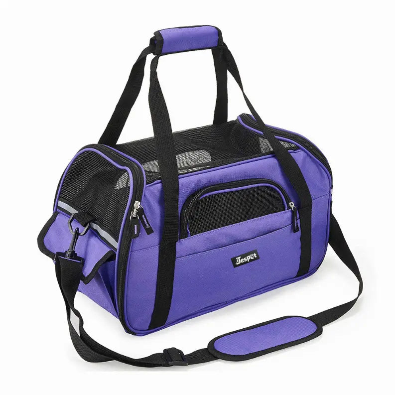 JESPET Soft-Sided Kennel Pet Carrier for Small Dogs, Cats, Puppy, Airline Approved Cat Carriers Dog Carrier Collapsible, Travel Handbag & Car Seat JESPET
