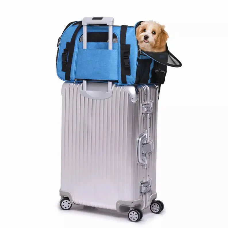 JESPET Soft-Sided Kennel Pet Carrier for Small Dogs, Cats, Puppy, Airline Approved Cat Carriers Dog Carrier Collapsible, Travel Handbag & Car Seat JESPET