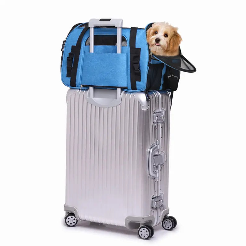 JESPET Soft-Sided Kennel Pet Carrier for Small Dogs, Cats, Puppy, Airline Approved Cat Carriers Dog Carrier Collapsible, Travel Handbag & Car Seat JESPET
