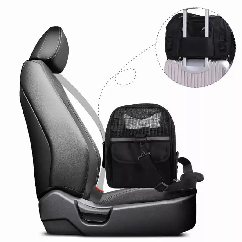 JESPET Soft-Sided Kennel Pet Carrier for Small Dogs, Cats, Puppy, Airline Approved Cat Carriers Dog Carrier Collapsible, Travel Handbag & Car Seat JESPET