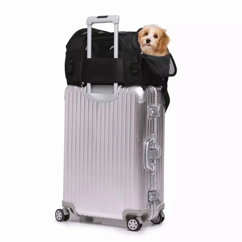 JESPET Soft-Sided Kennel Pet Carrier for Small Dogs, Cats, Puppy, Airline Approved Cat Carriers Dog Carrier Collapsible, Travel Handbag & Car Seat JESPET