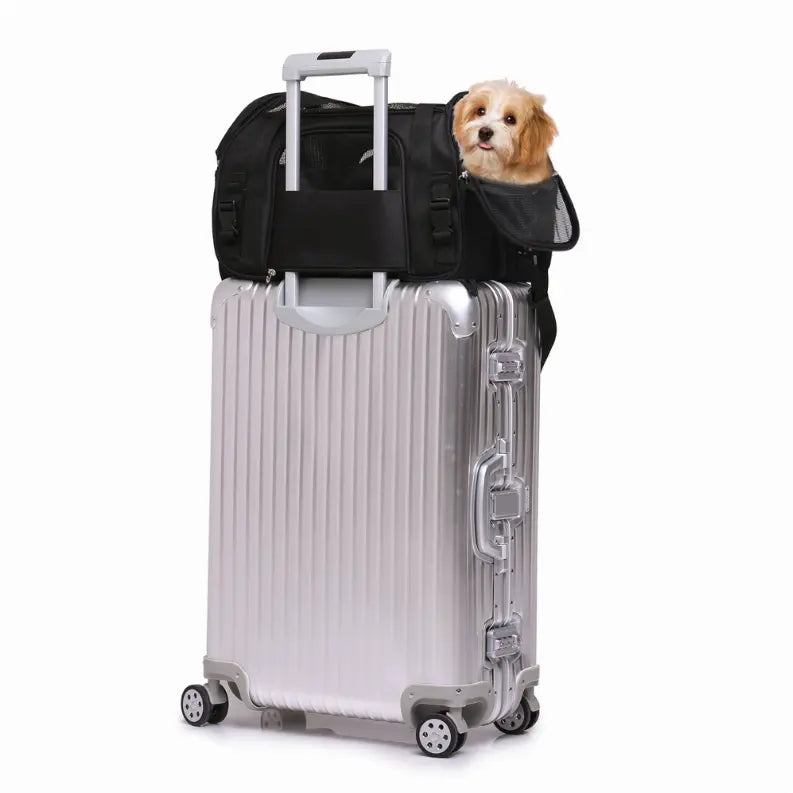 JESPET Soft-Sided Kennel Pet Carrier for Small Dogs, Cats, Puppy, Airline Approved Cat Carriers Dog Carrier Collapsible, Travel Handbag & Car Seat JESPET